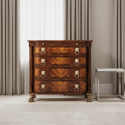 Althorp Living History - Arabella's Regency chest of drawers