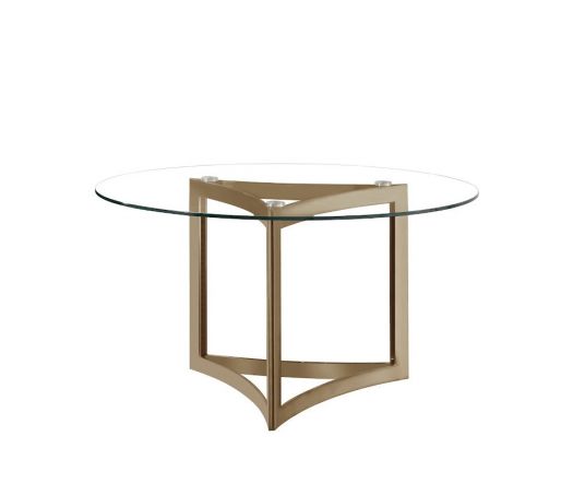 Alexa Clear Glass Dining Table