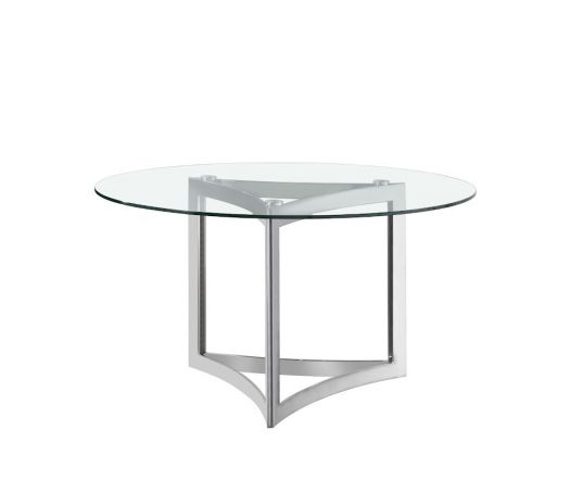 Alexa Clear Glass Dining Table