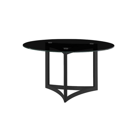 Alexa Black Glass Dining Table