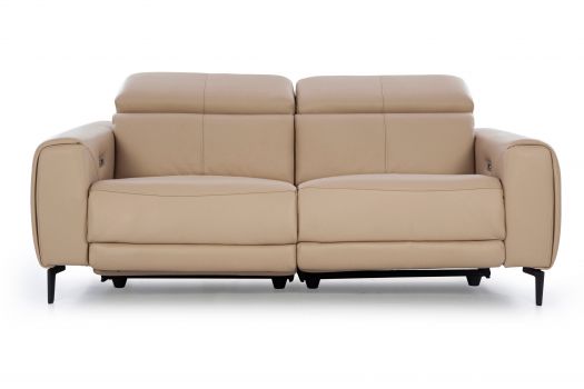 Blacksburgh Half Leather 3 Seater Motion