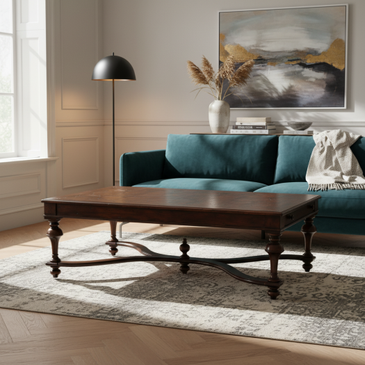 Castle Bromwich - The Rustic Parquetry Cocktail Table