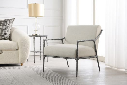 Luxo linen chair