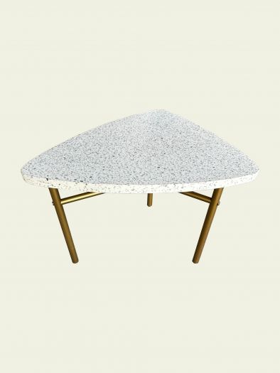 Twin White Terrazzo Coffee Table
