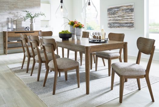 Roanhowe Dining Set No Server 8 Chairs