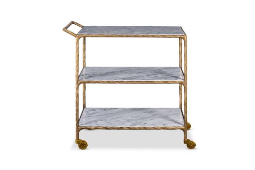 Iron - Gold Marble tray