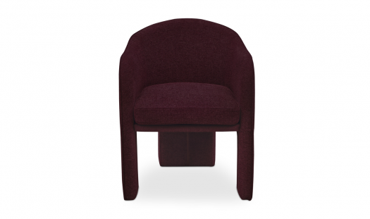 Clara Dining Chair Performance Fabric Plum