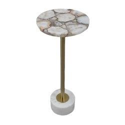 AGA TE MARBLE AND MS GOLD EPL DRINK TABLE