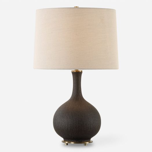 Rimini Black Glaze Table Lamp