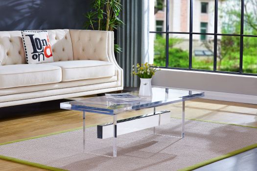 Acrylic coffee table