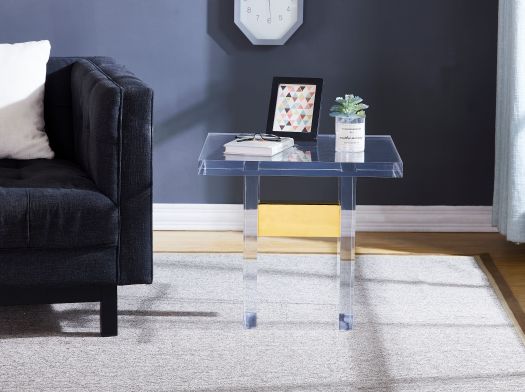 Acrylic side table
