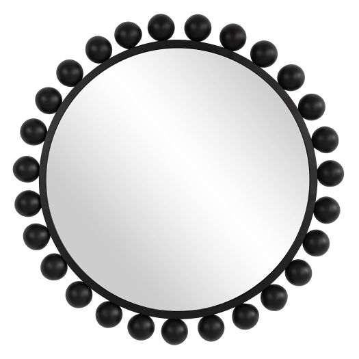 MIRROR , black , 86 cm