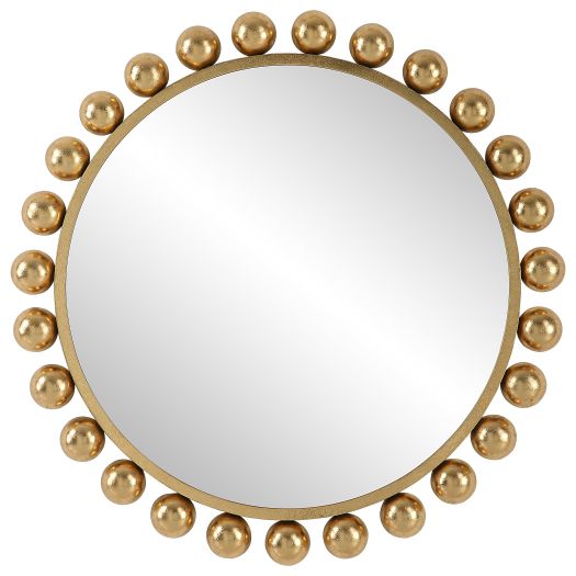 MIRROR , gold , 86 cm