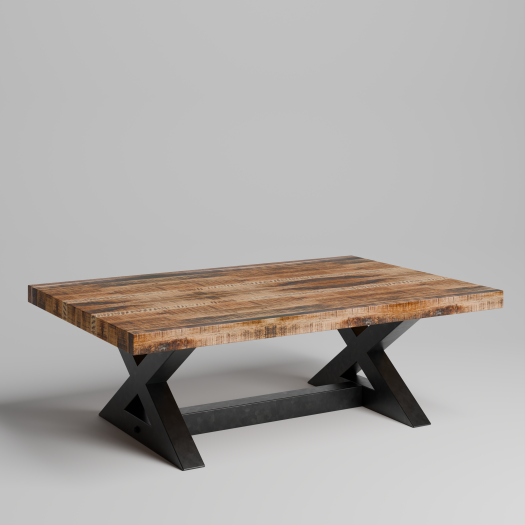 Mangoo wood top Coffee table