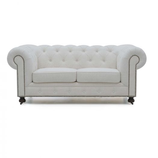 Olivia Tufted Beige Loveseat (192Cm)