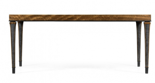 Cambridge Collection - 72" Rectangular Caledonian Daniella & Burl Walnut Dining Table