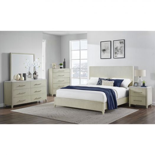 South Beach Light Grey 5-Drawer Chest