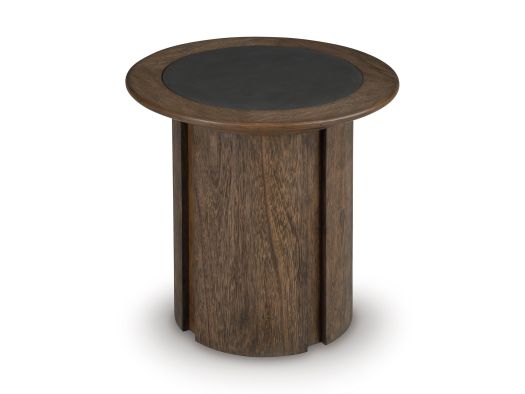 Dontayne Round End Table