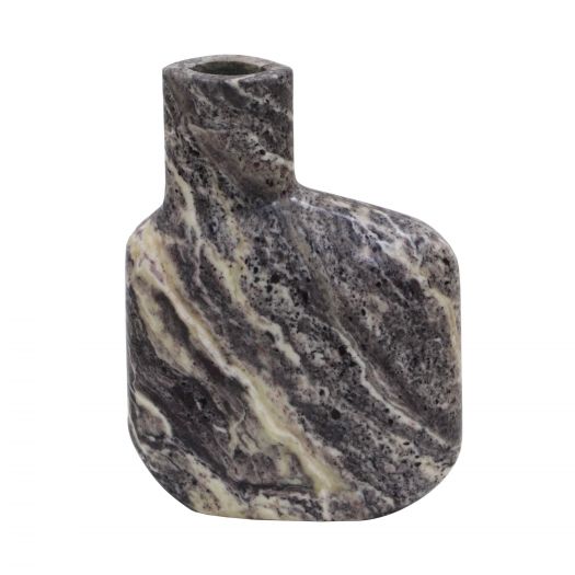 Pika Grey Marble Vase - Large