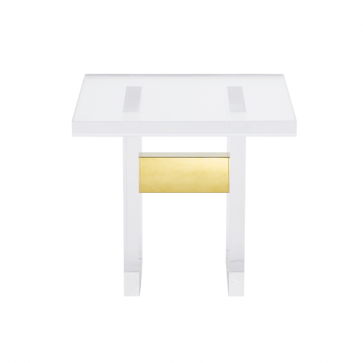 Acrylic side table