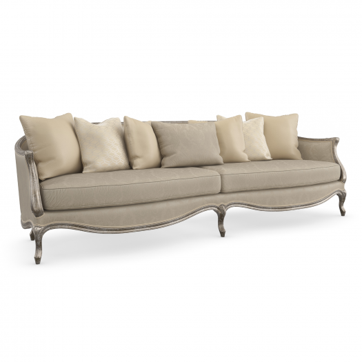 Intl. Classic Upholstery - Le Canape Gold (XXL Sofa - 120')