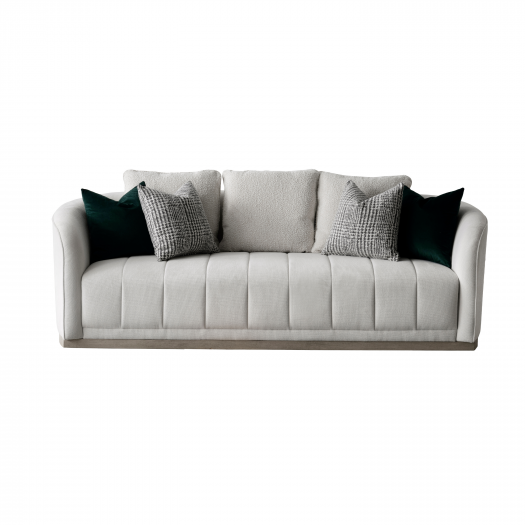 Sebastian Beige Sofa (233cm)