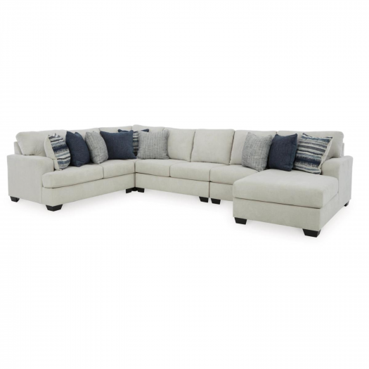 Lowder 5-Piece Sectional with Chaise