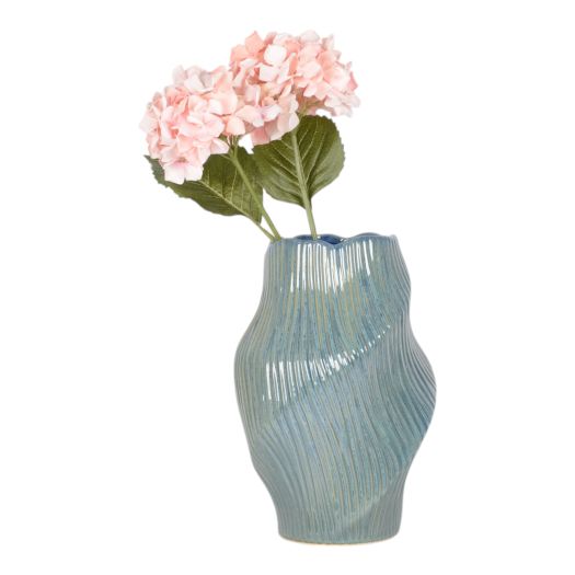 Tihany Blue/Cream Vase