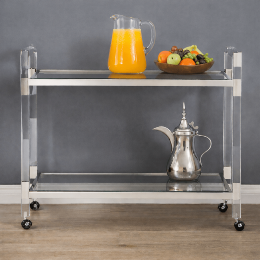 Acrylic service cart YM-F0366