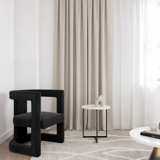 Ada Black Velvet Chair