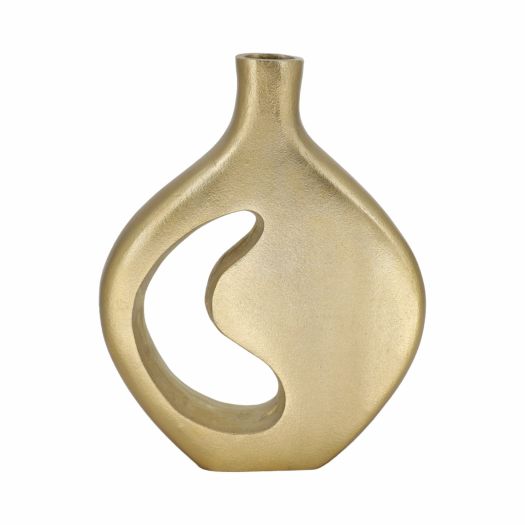 Adair Champagne Metal Vase