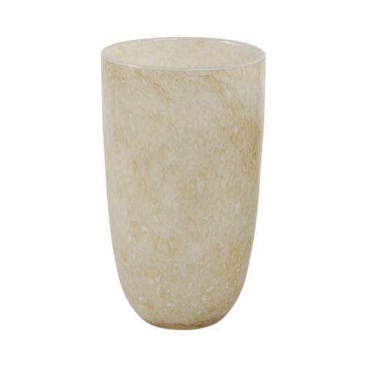 Durban Large Cream Glass Vase