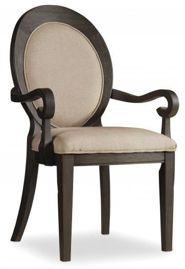 Corsica Oval Back Arm Chair - 2 per carton/price ea