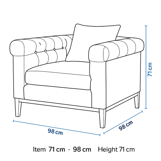 White Smoke Agate Reverse Chair