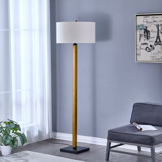 Nebula Brass Floor Lamp