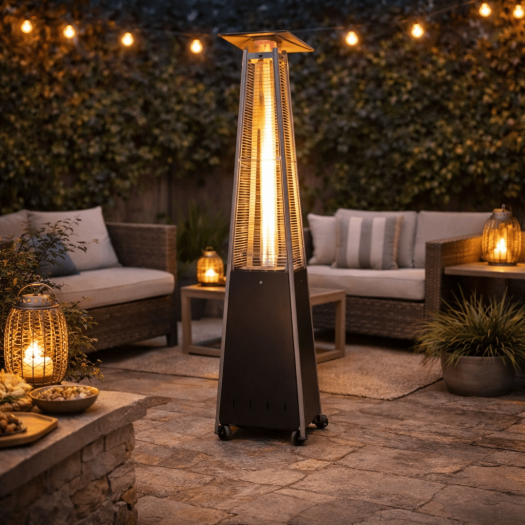 Al Faisaliyah Heater - Black& stainless steel