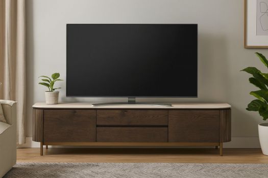 Alabaster Travertine TV unit