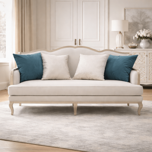 Alexandria Beige Loveseat (180Cm)