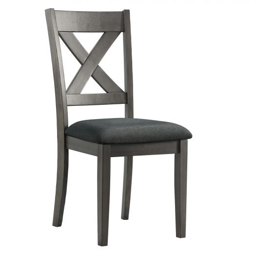 Roots Alexa Grey Linen Dining Chair