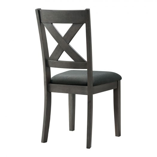 Roots Alexa Grey Linen Dining Chair