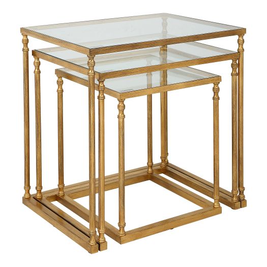 Henzler Gold Nesting Table