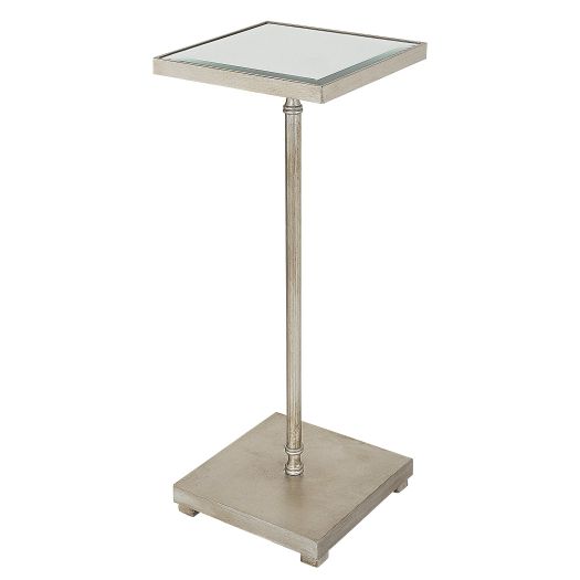 HENZLER SQUARE SIDE TABLE SILVER