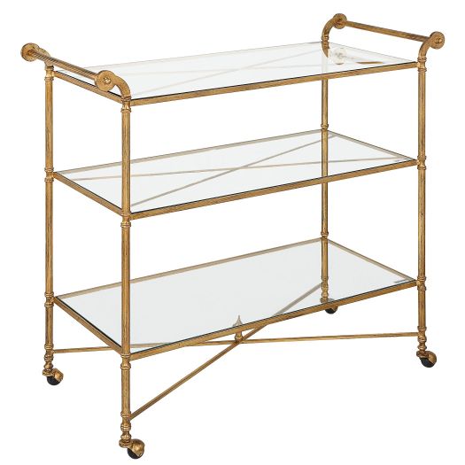 Henzler Gold Bar Cart