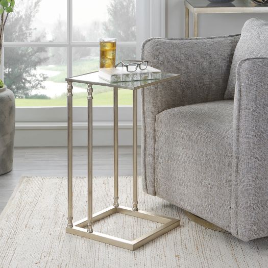 HENZLER SIDE TABLE SILVER