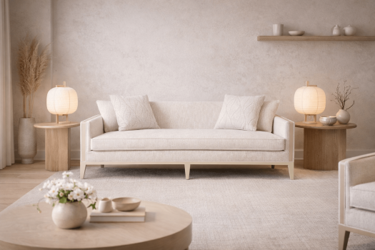 AlReem Mocha Loveseat