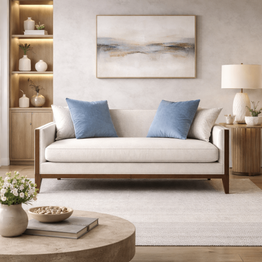 AlReem Royal Blue Loveseat