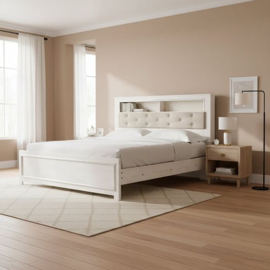 Altyra King Panel Bookcase Bed