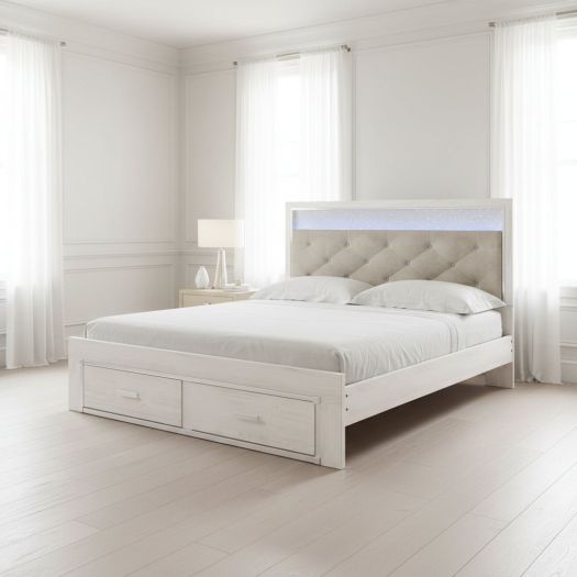 Altyra King Upholstered Storage Bed