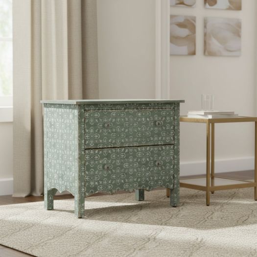 Americana Two-Drawer Nightstand