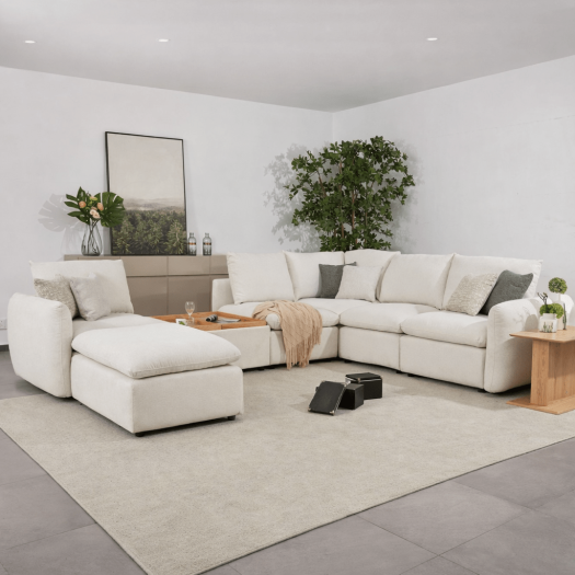Anees Beige Sectional